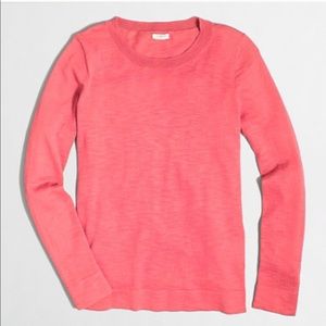 J. Crew Teddie Sweater Neon Pink Medium